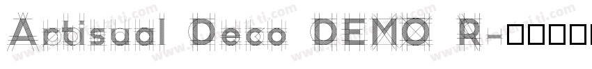 Artisual Deco DEMO R字体转换